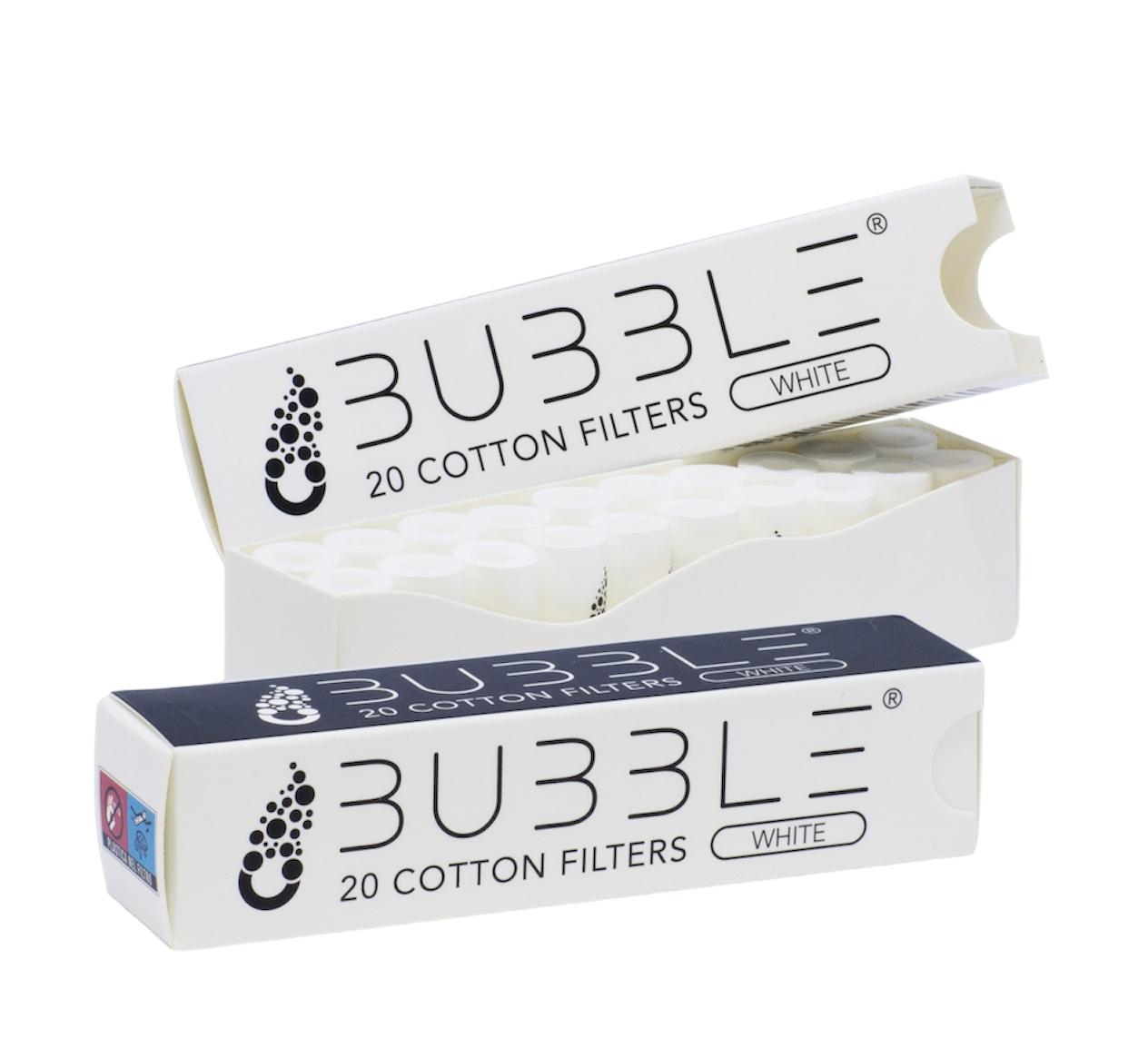Filtri Cotone Bubble White 20 Pezzi Vaporart