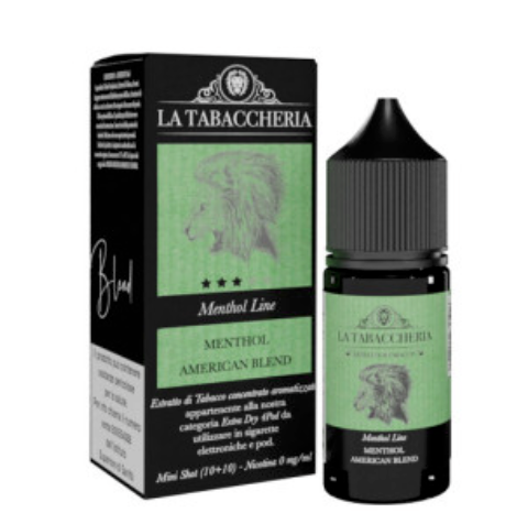 Menthol American Blend Extra Dry 4Pod Single Line Mini Shot La Tabaccheria