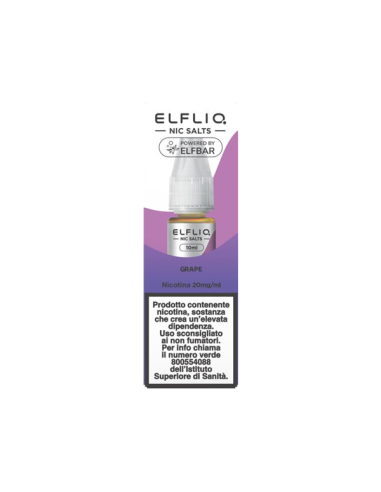 Grape Elfliq Liquido Pronto 10ml