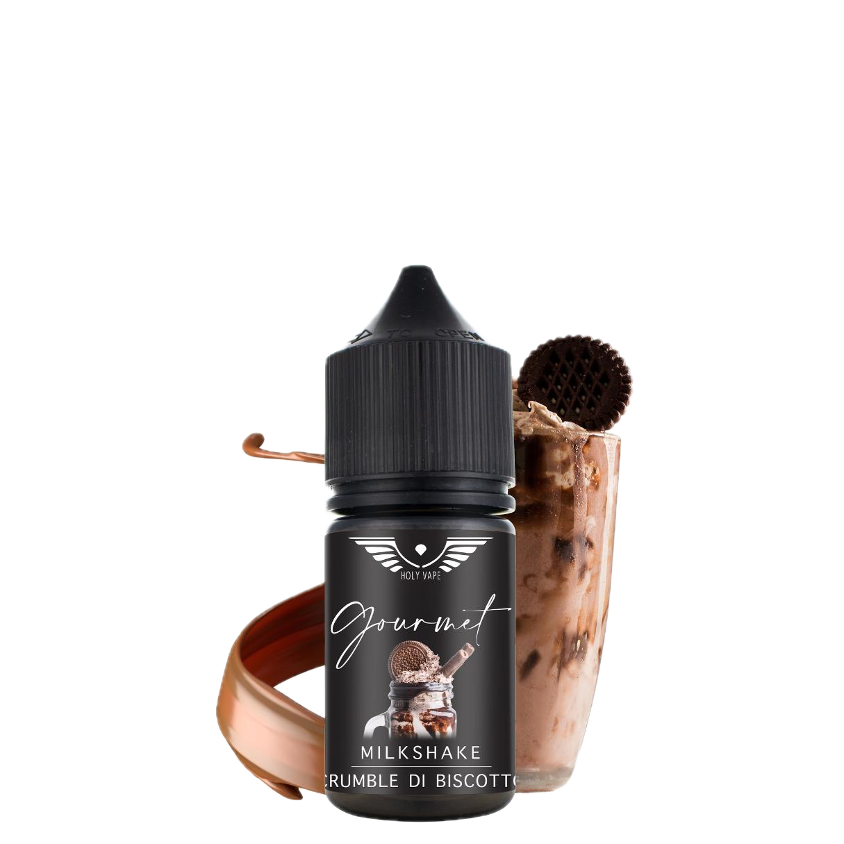 Hoy Vape Gourmet Milkshake Crumble Di Biscotto Mini Shot 10+10