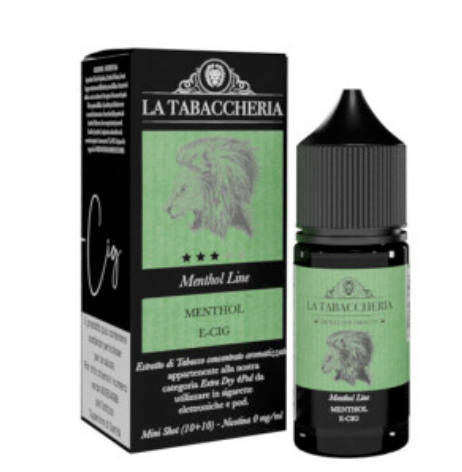 Menthol E-Cig Extra Dry 4Pod Single Line Mini Shot La Tabaccheria