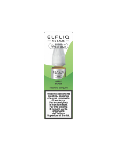 Apple Peach Elfliq Liquido Pronto 10ml