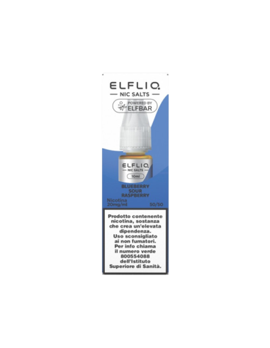 Blueberry Sour Raspberry Elfliq Liquido Pronto 10ml