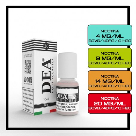 Base Neutra 10 ml Nicotina Dea Flavor - Nuvola Rossa Vape Shop