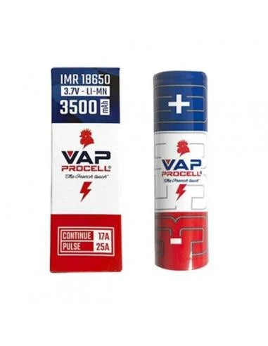 Batteria 18650 Vap Procell 3500 mAh - Nuvola Rossa Vape Shop